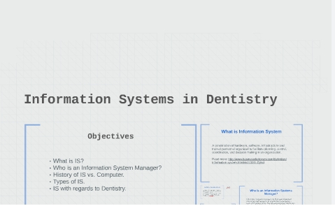 dental information systems