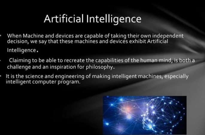 artificial intelligence slideshare